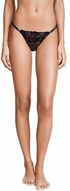 NEW KENDALL + KYLIE women's cheeky mesh bottoms in black